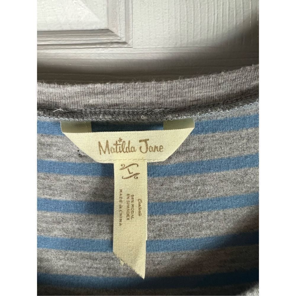 Matilda Jane Womens Striped Dress Size L - Picture 2 of 3